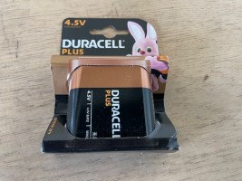 10 Duracell 4,5 volt batterijen MN1203 (1)